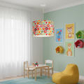 Modern Kids Printed Shade Pendant