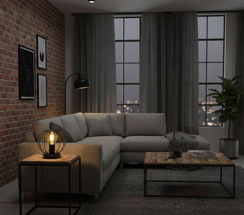 Modern Black table lamp