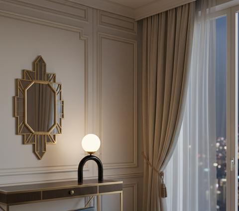 Stylish Black Table Lamp