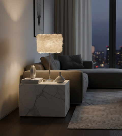 Stylish White Table Lamp