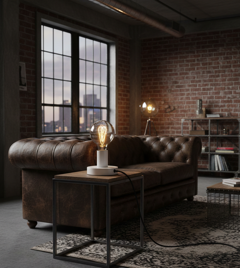 Minimalist White Table lamp