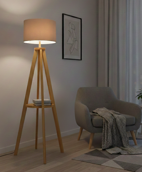Modern Biege Floor Lamp