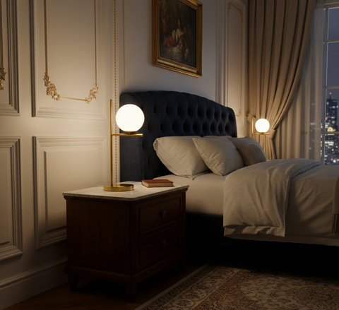 Soft Glow Accent Gold Table Lamp