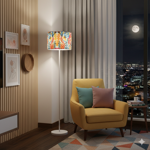 Minimal Printed Floor Lamp