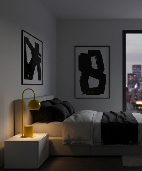 Yellow Multifunction Table Lamp