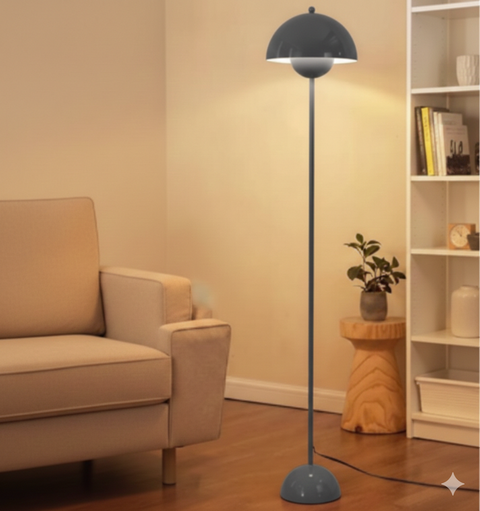 Modern Dark Grey Floor Lamp