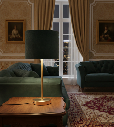 Modern Turquoise Table Lamp