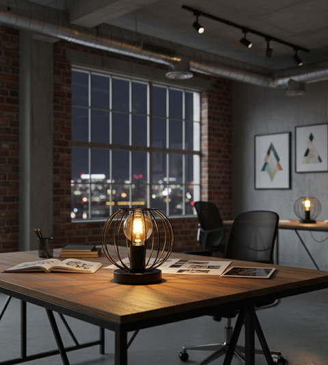Modern Black table lamp
