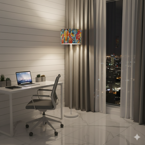 Minimal Printed Floor Lamp