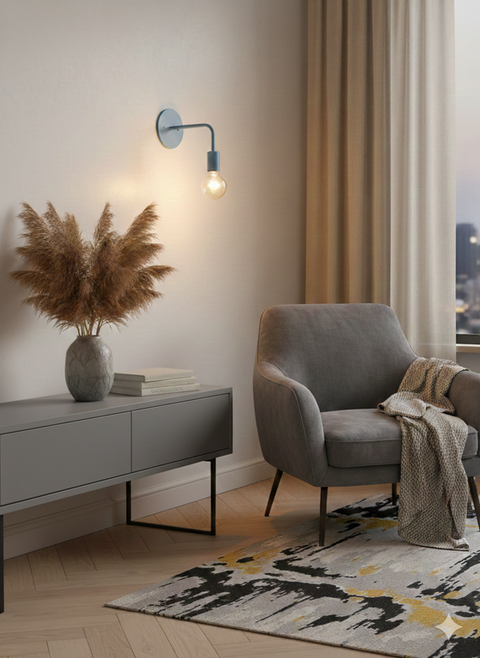 Blue Kids Wall Lamp
