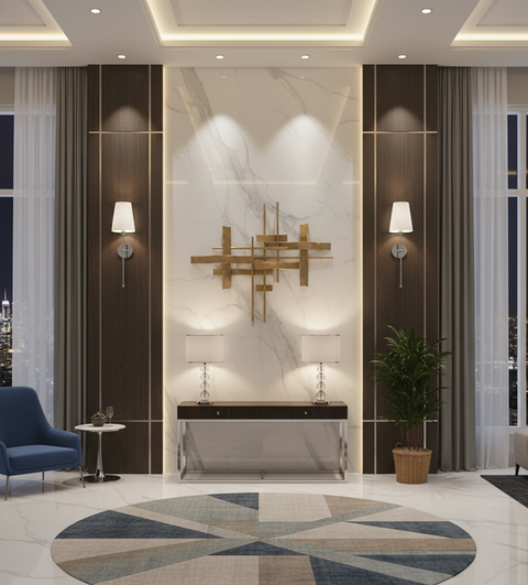 Modern White Wall Sconce