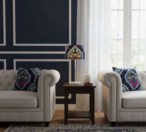 Printed Shaded Table lamp