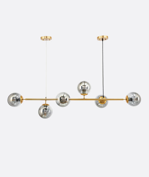Modern Gold Track Chandelier