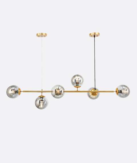 Modern Gold Track Chandelier