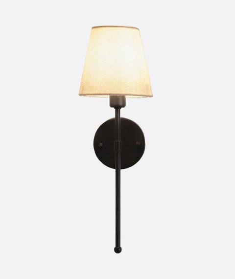 Minimalist Black Wall Torchiere
