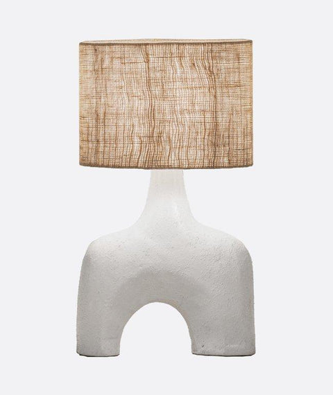 Artistic White Table Lamp