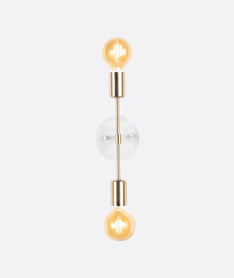 Modern Double Bulb Wall Sconce