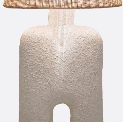 Boho Burlap Table Lamp