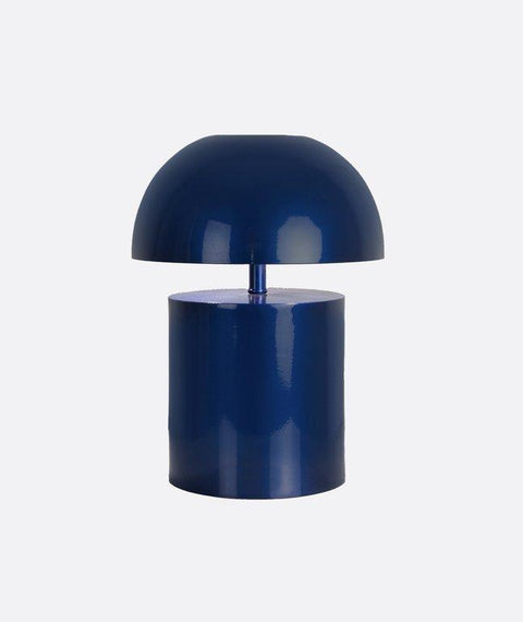 Modern Metallic Blue Table Lamp