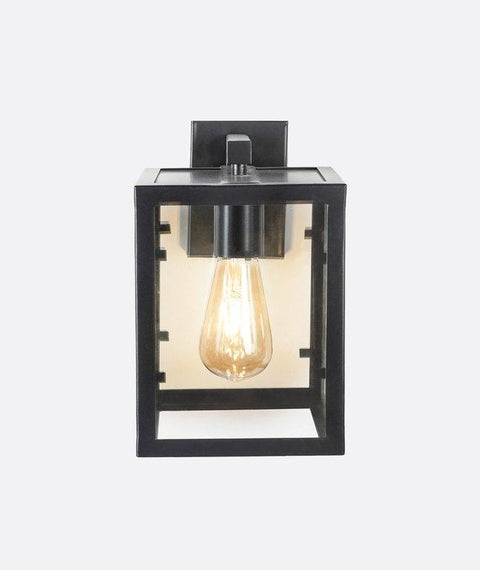 Industrial Black Frame Wall Light