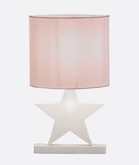 Pink Powder Star Table Lamp