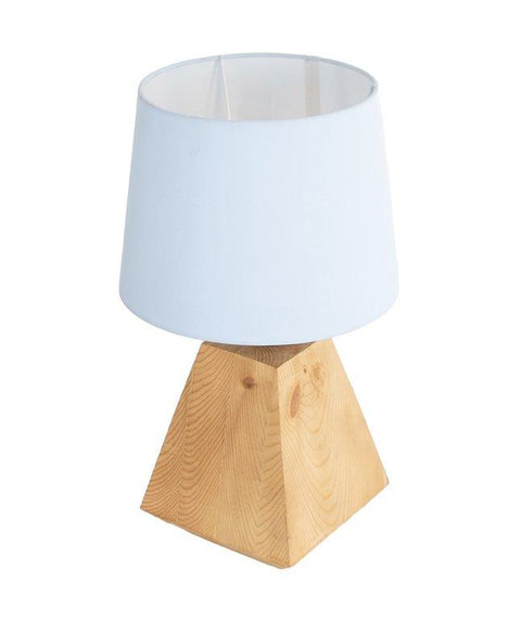Scandinavian baby blue Wood Table Lamp