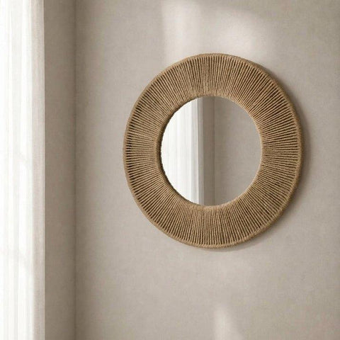 Boho Jute Ropes Mirrorc