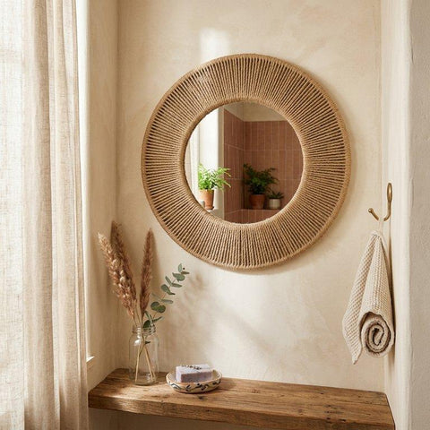 Boho Jute Ropes Mirrorc