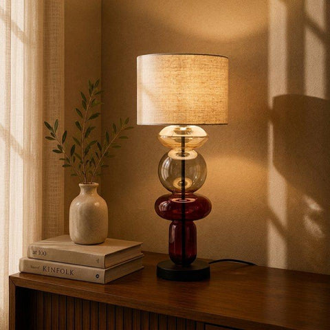 Colored Glass Table lamp