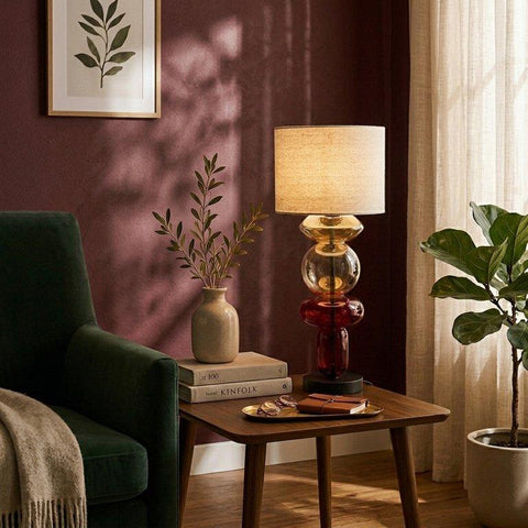 Colored Glass Table lamp