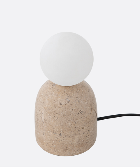 Beige Marble Table Lamp
