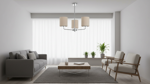 Classic Chrome Branched Chandelier