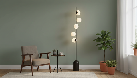 Modern Black Floor Lamp