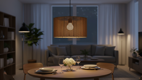 Modern Dark Beige Single Pendant