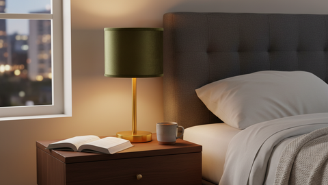 Modern Olive Table Lamp