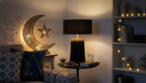 Modern Fringe Table Lamp