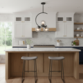 Stylish Curved Black Pendant Ceiling