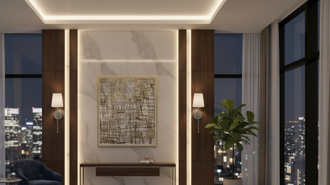 Modern Silver Wall Lamp