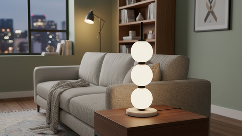 Opal Balls Table Lamp