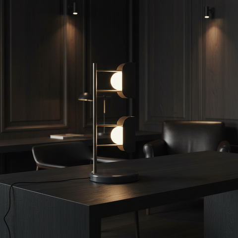 Modern Grey Table Lamp