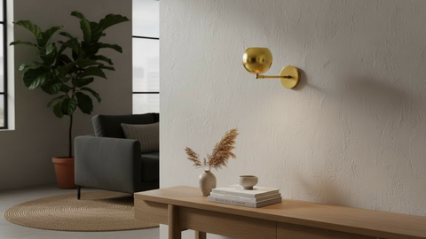 Modern Gold Wall Light