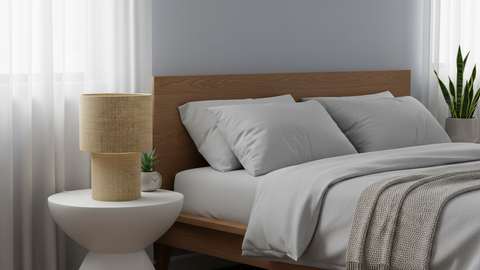 Modern Biege Table Lamp