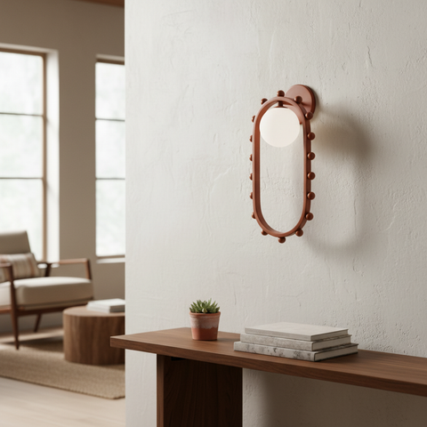 Oval Metal Balls Wall Lamp