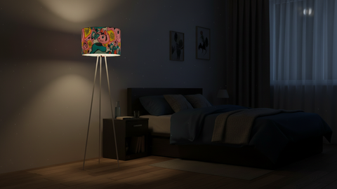 Decorative Kids White Floor Light