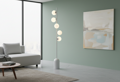 Modern Grey Floor Lamp