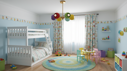 Multi Color Sputnik Chandelier