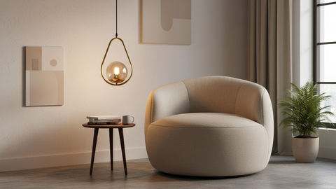Modern Gold Single pendant