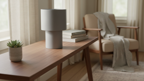 Modern Grey Table Lamp