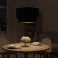 Contemporary Blue Shade Pendant Ceiling