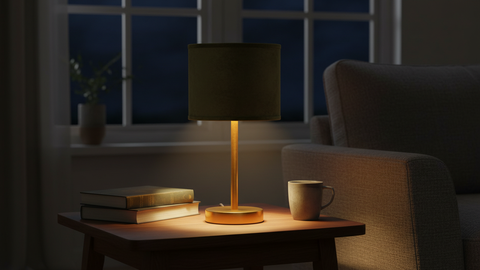 Modern Olive Table Lamp